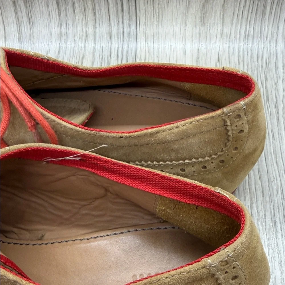 Hugo Boss Tan and Red Men's Shoes